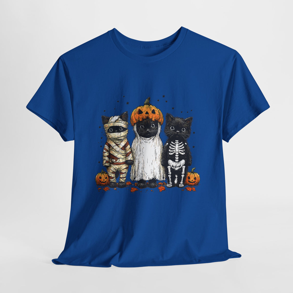 Kocia Banda na Halloween - mumia, duch i szkielet