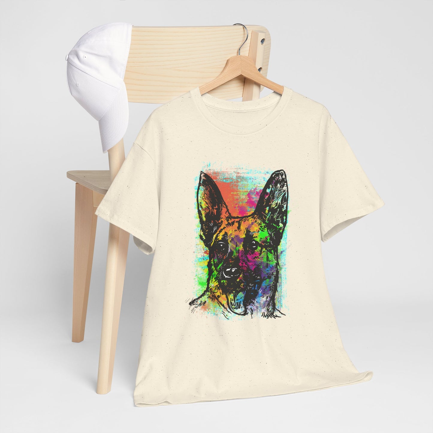 Neon Dog Pop Art - kolorowy owczarek niemiecki
