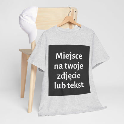 Personalizowana koszulka - przód i/lub tył - z naszą pomocą