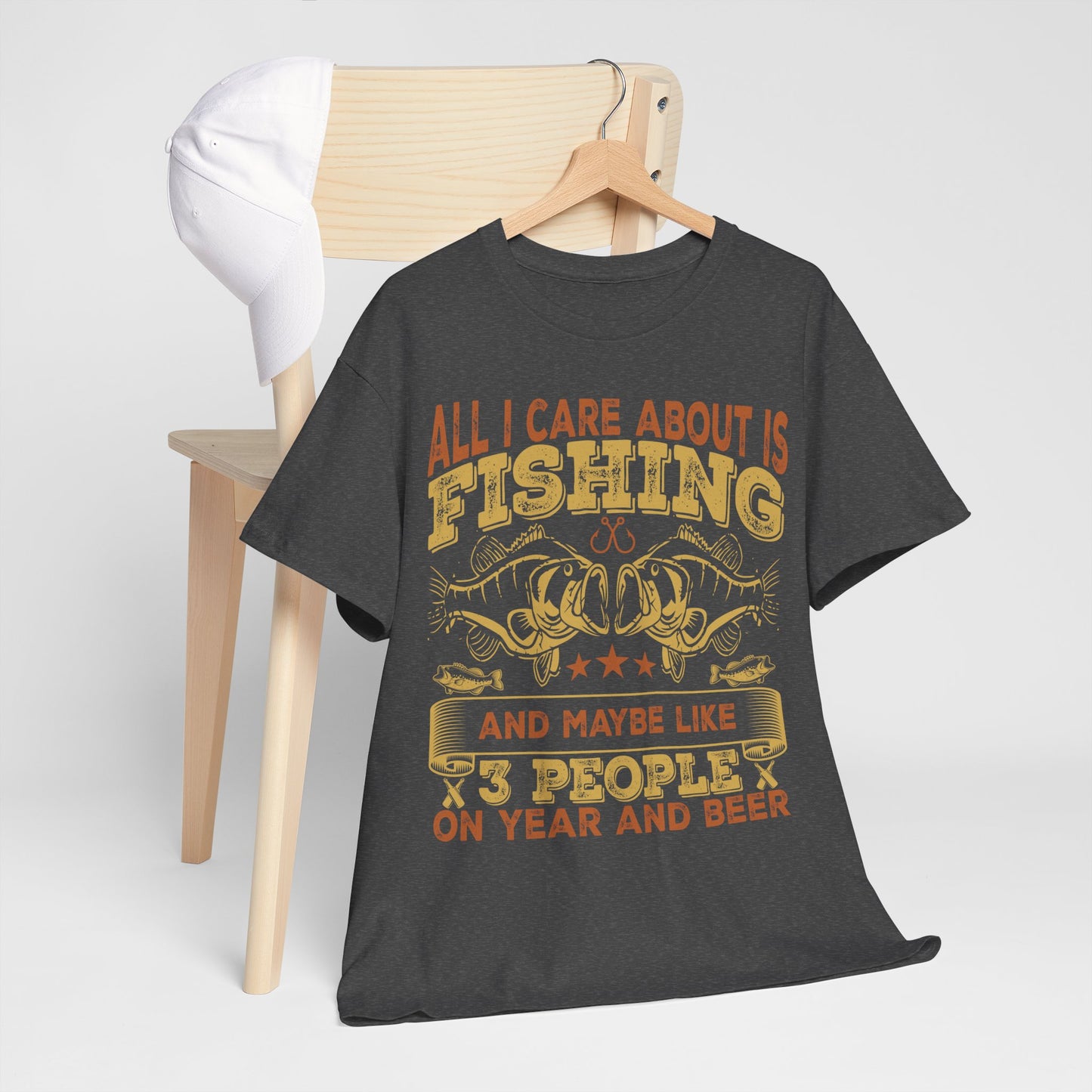 Koszulka wędkarska All I Care About Is Fishing