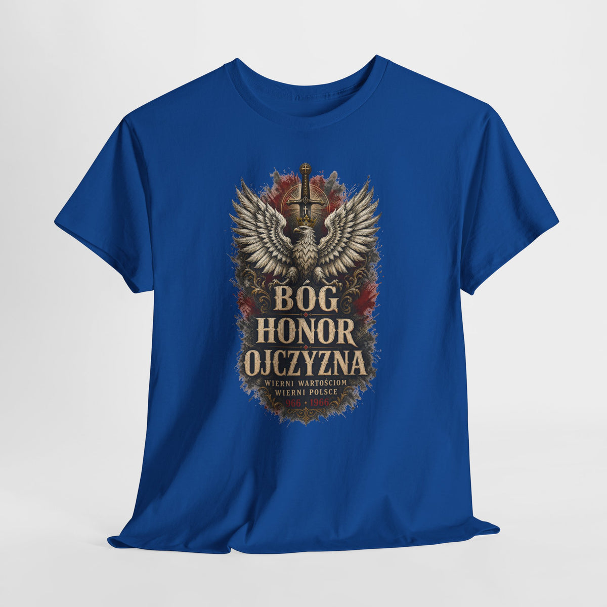 Bóg Honor Ojczyzna - koszulka patriotyczna z orłem