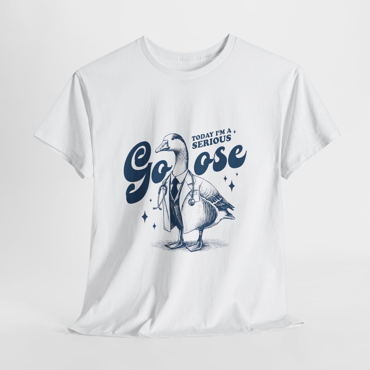 Today I'm a Serious Goose - gęś doktor