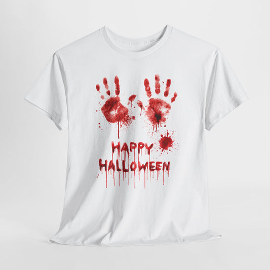 Happy Halloween - krwawe dłonie i horrorowy klimat