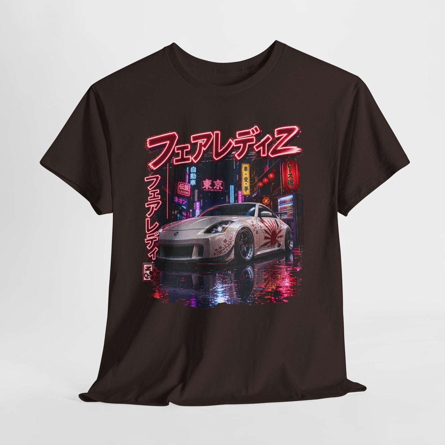 Nissan 350Z po zmroku