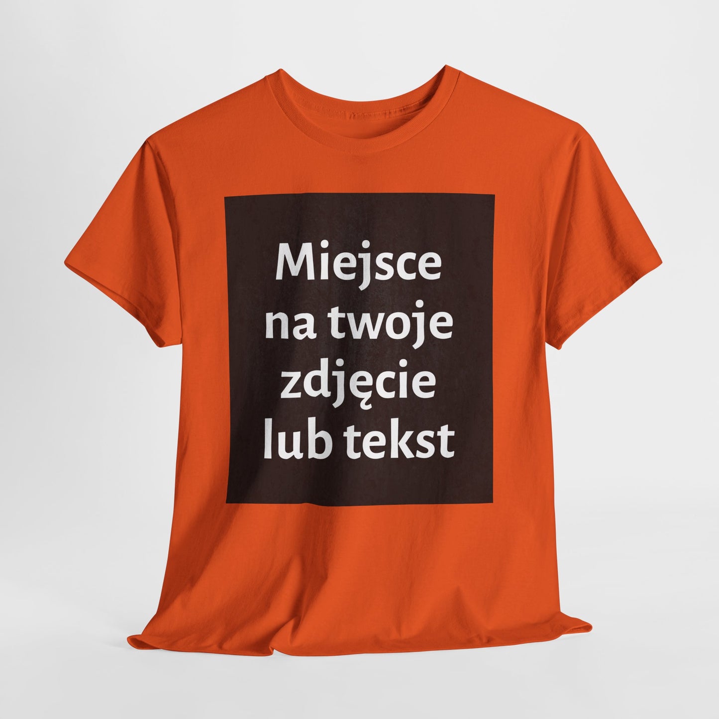 Personalizowana koszulka - przód i/lub tył - z naszą pomocą