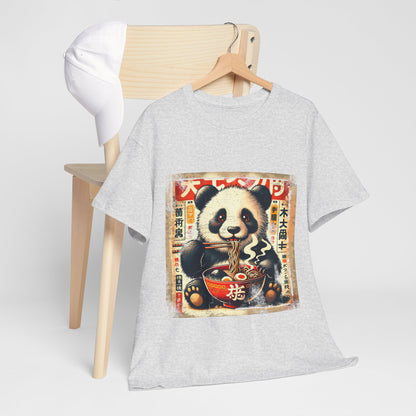 Panda i ramen - Anime retro vintage