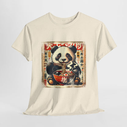 Panda i ramen - Anime retro vintage