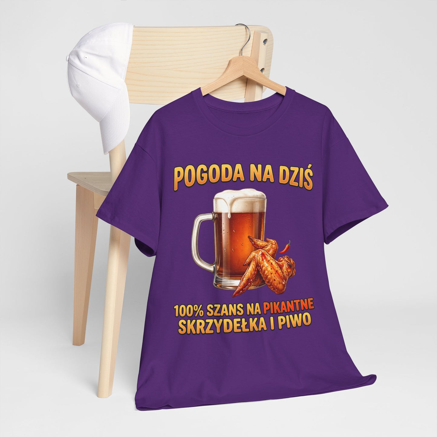 Pogoda na dziś - skrzydełka i piwko