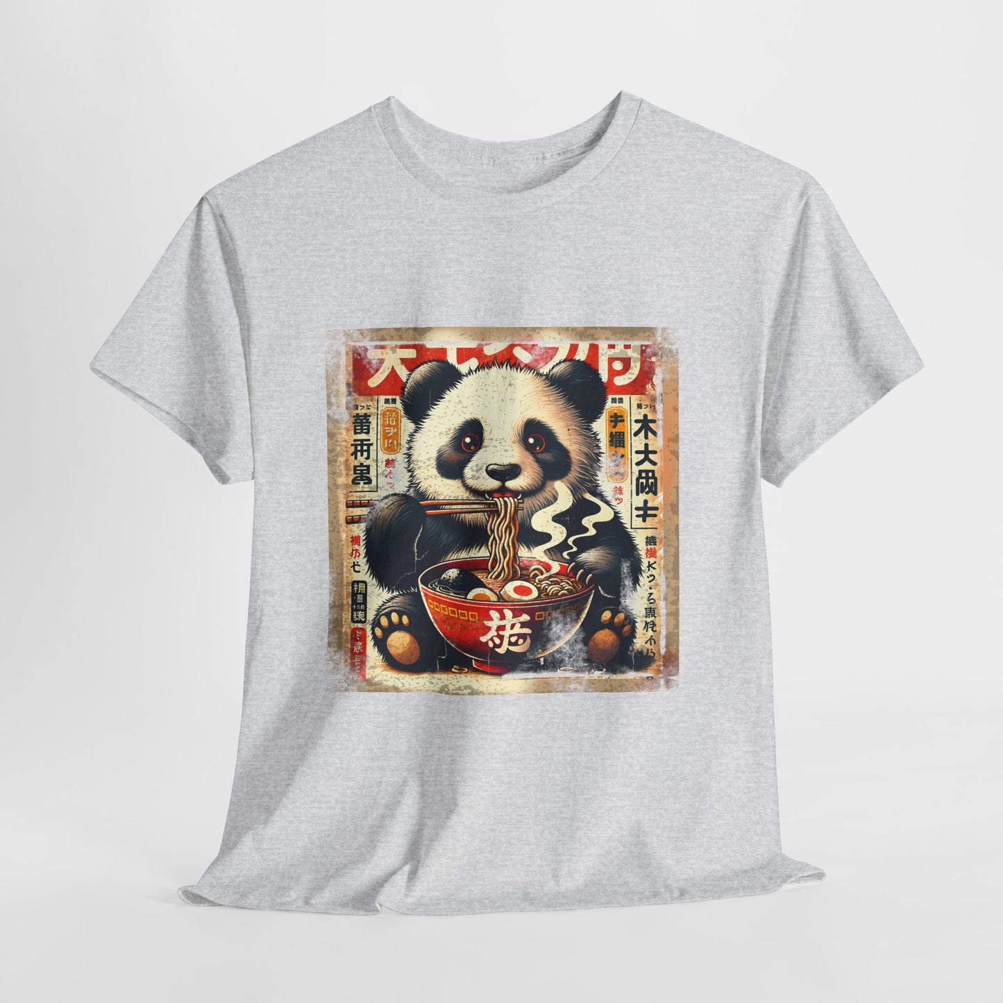 Panda i ramen - Anime retro vintage