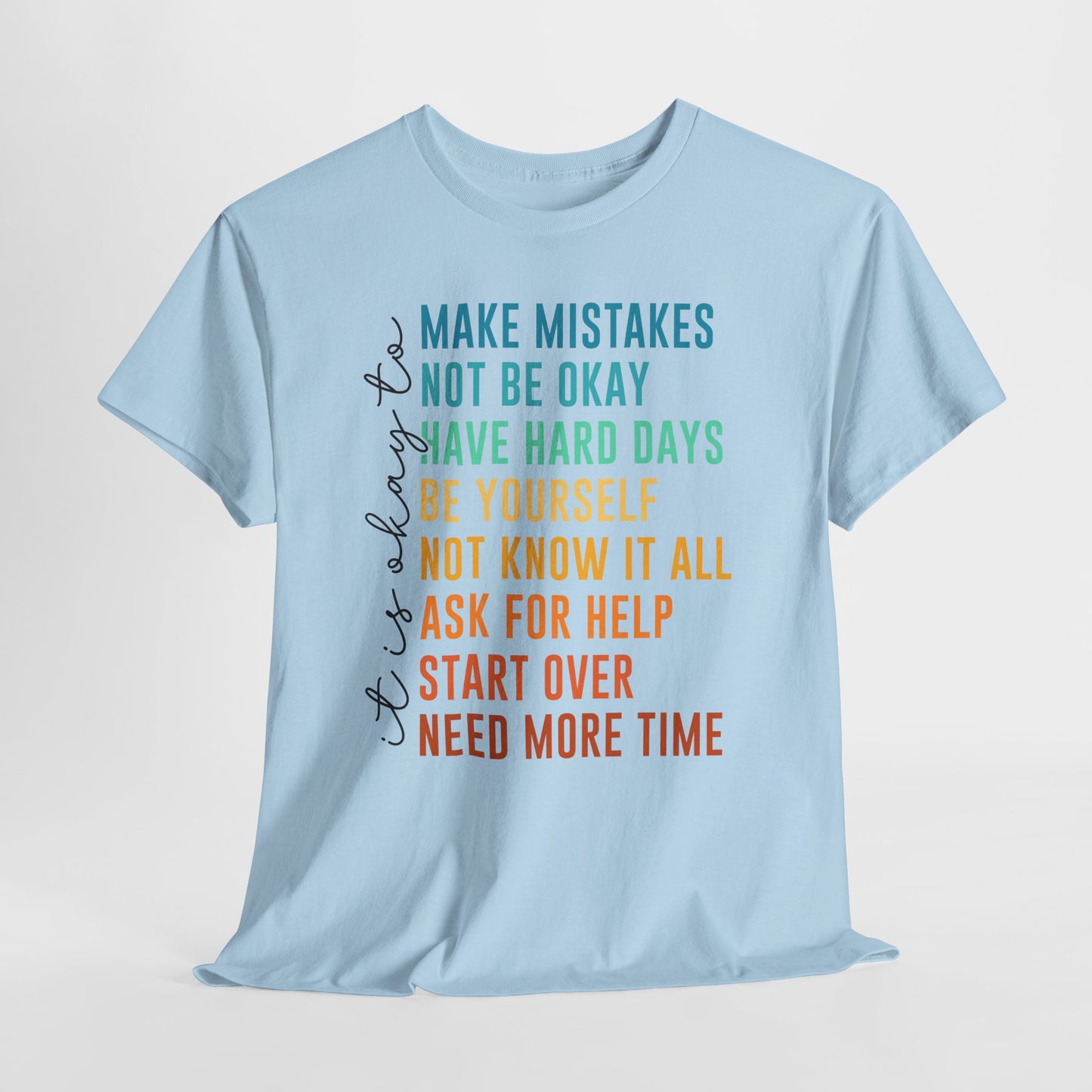 It's Okay To... koszulka ze wsparciem