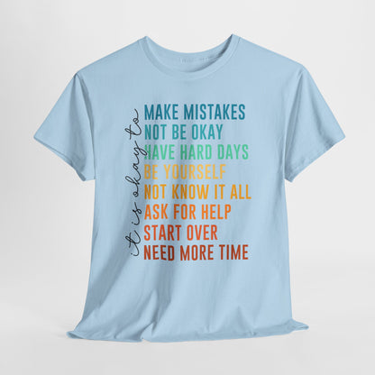 It's Okay To... koszulka ze wsparciem