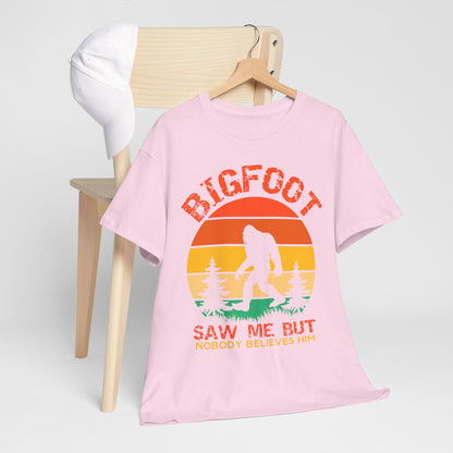Bigfoot „Saw me but nobody belives him” – retro humor z lasu
