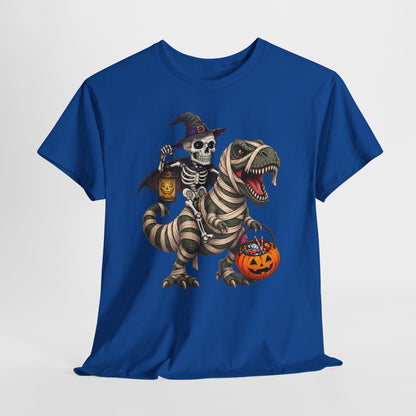 Dino-Mumia na Halloween - kościotrup rusza po cukierki