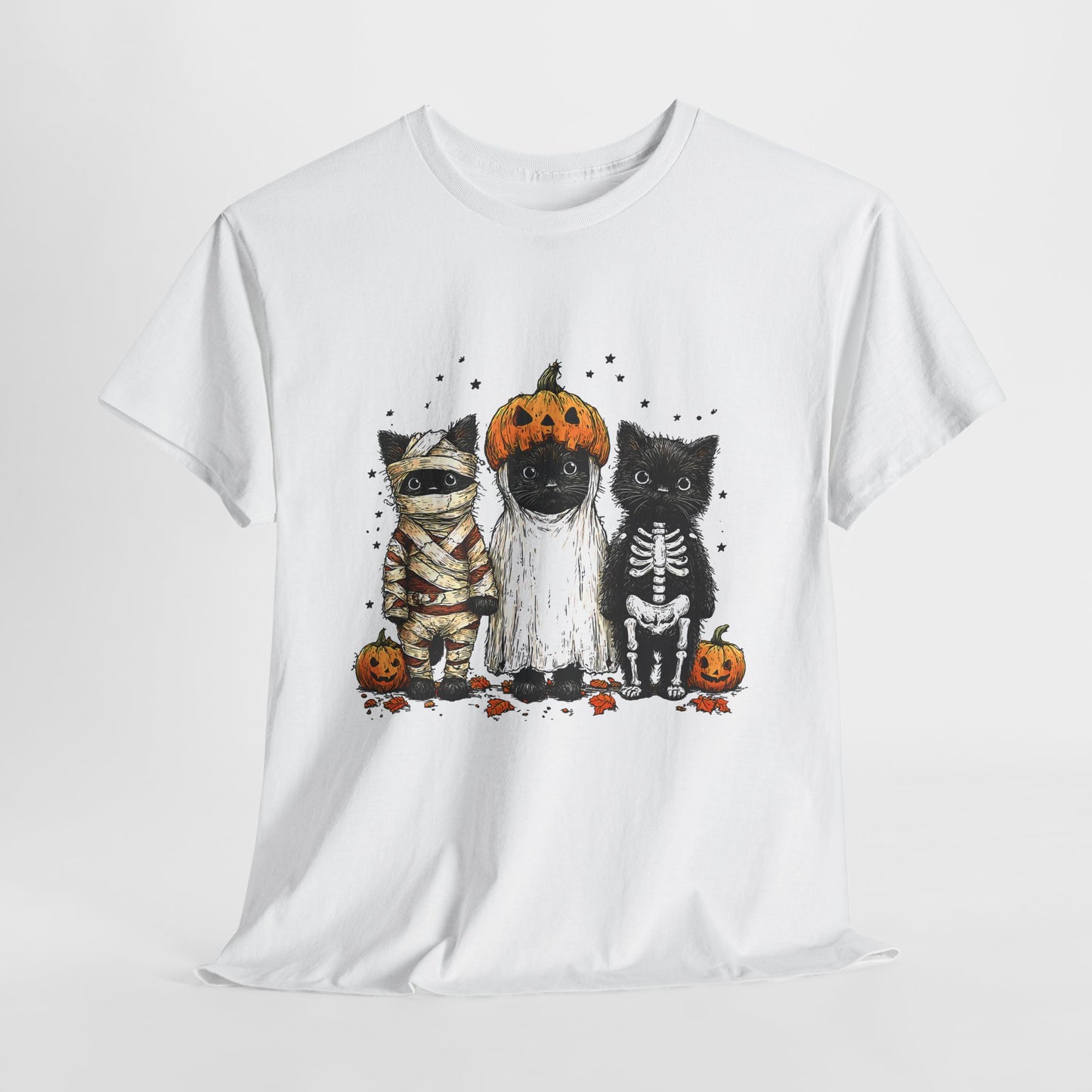 Kocia Banda na Halloween - mumia, duch i szkielet