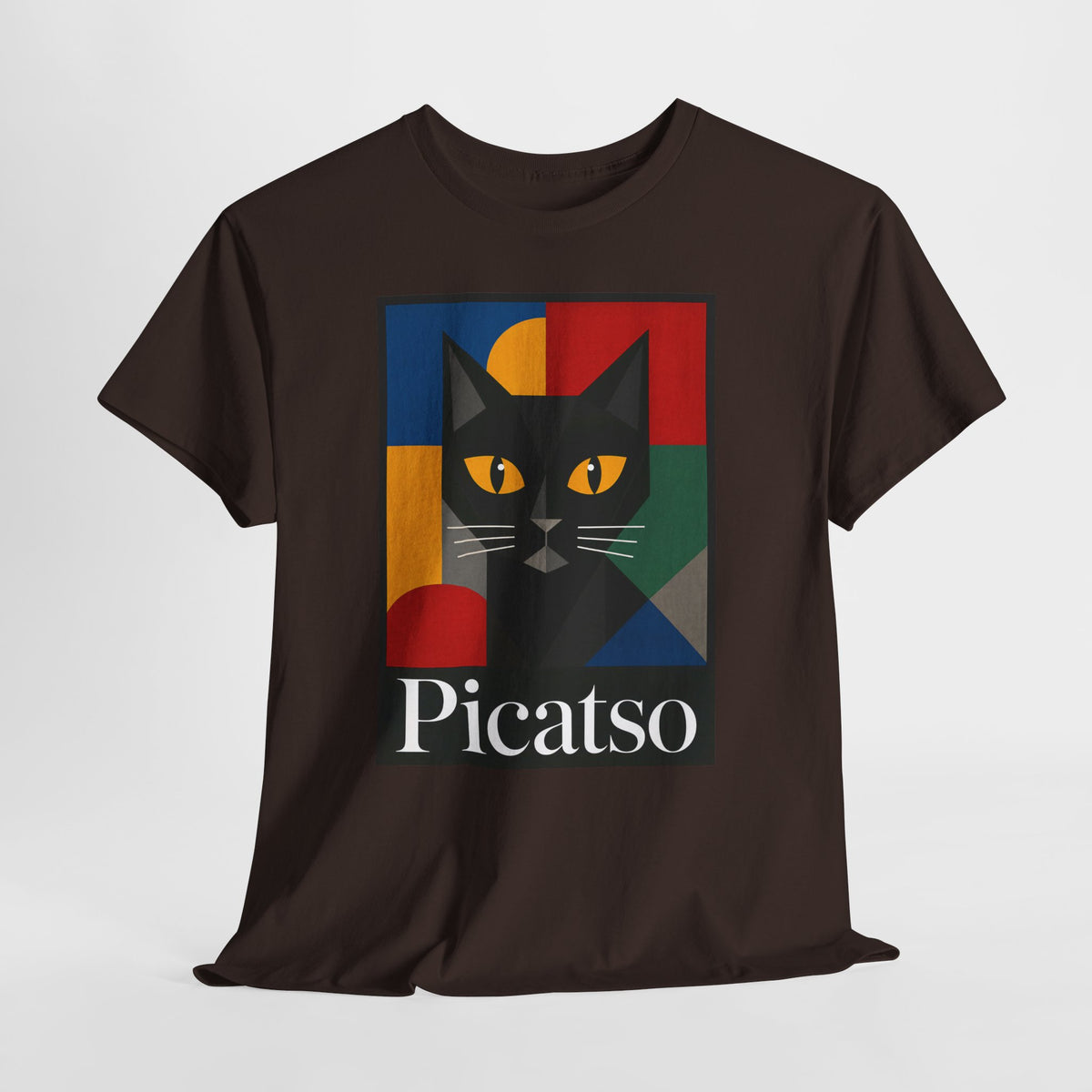 Picatso - koszulka z kotem w artystycznym stylu