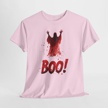Boo! - czerwony duch na halloweenowy klimat