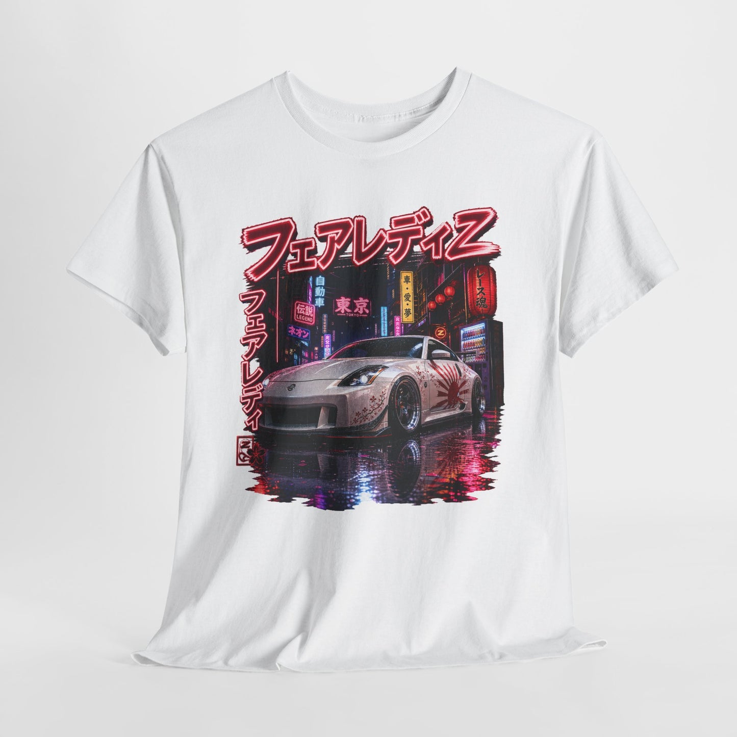 Nissan 350Z po zmroku