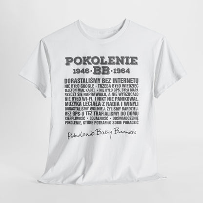 Pokolenie 1946-1964 - koszulka Baby Boomers z charakterem
