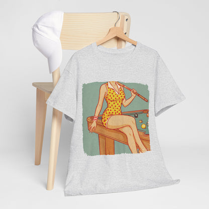 Sport is Sexy: Bilard - retro pin-up przy stole
