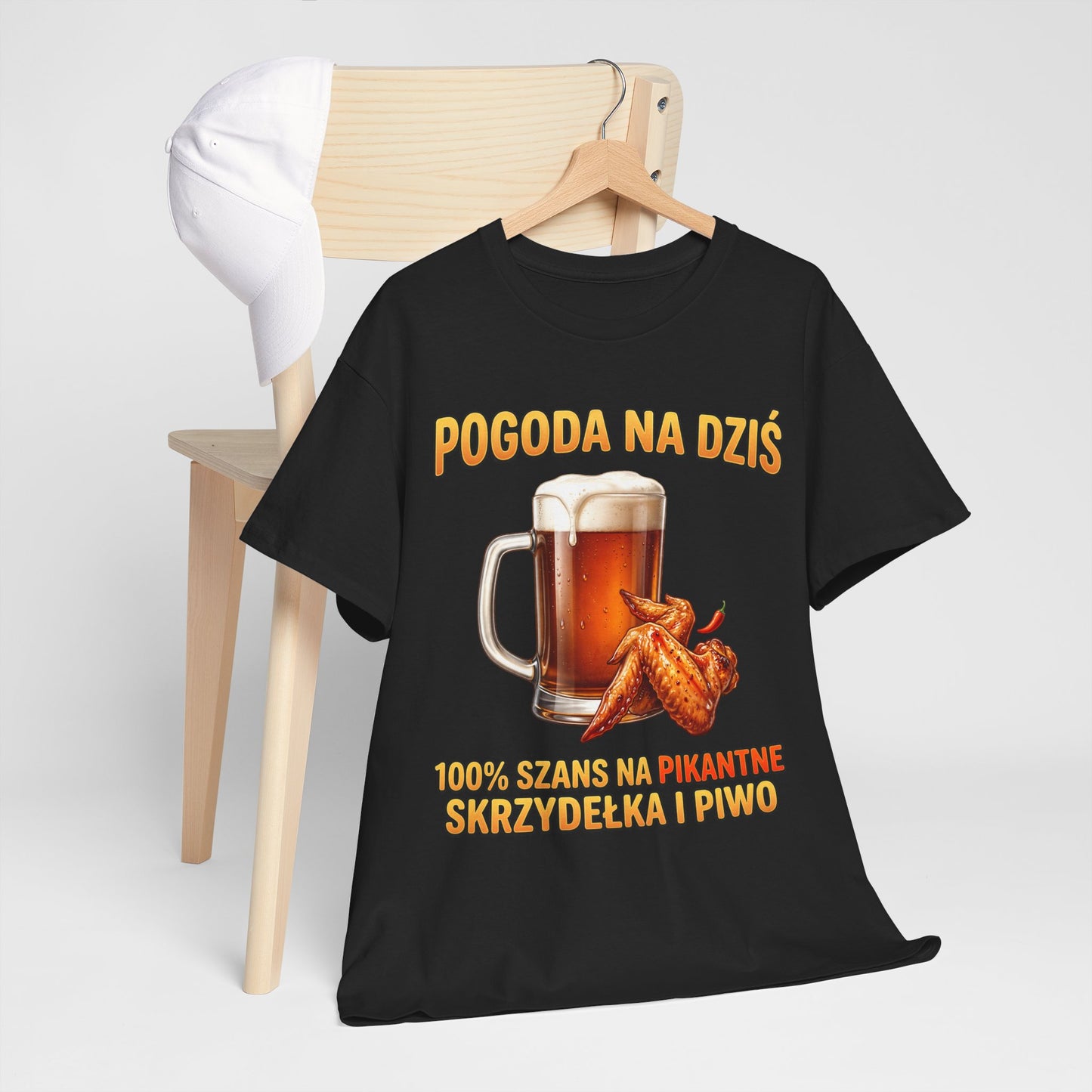 Pogoda na dziś - skrzydełka i piwko