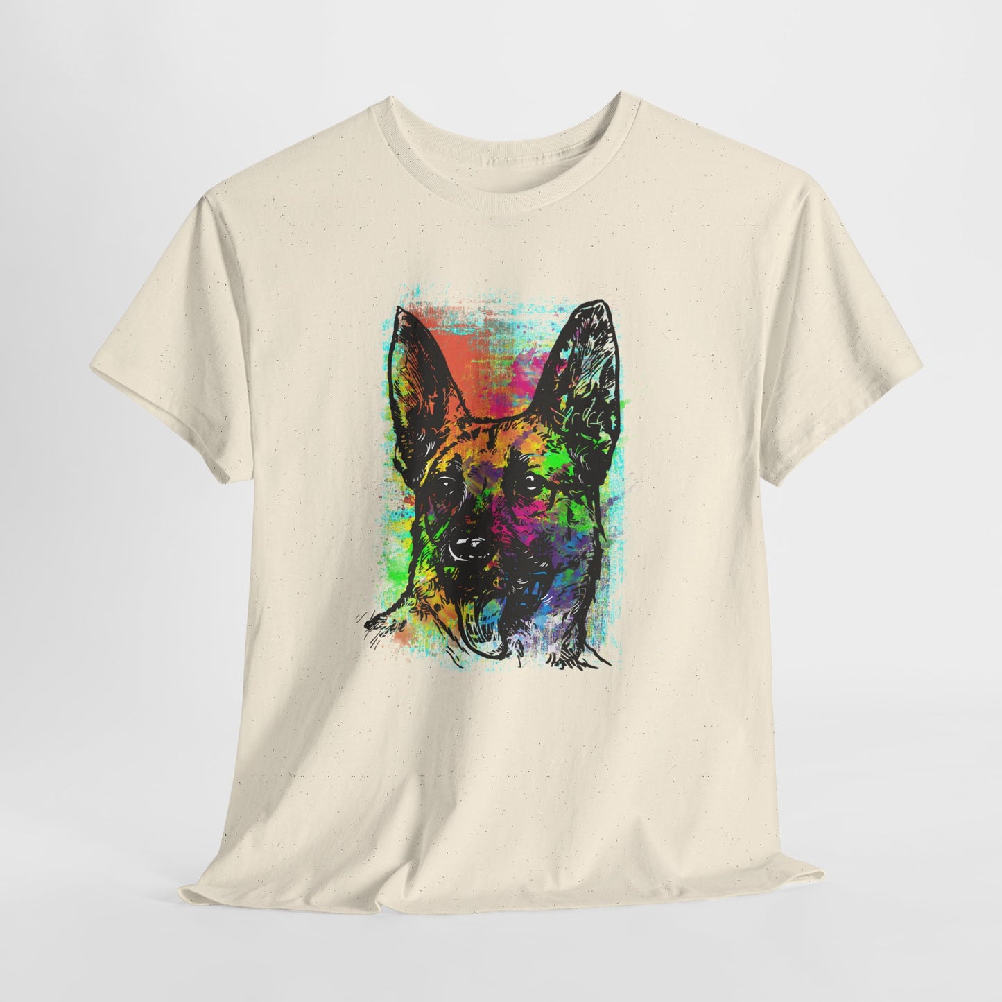 Neon Dog Pop Art - kolorowy owczarek niemiecki
