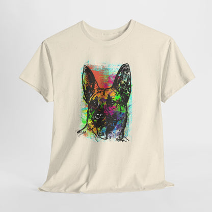 Neon Dog Pop Art - kolorowy owczarek niemiecki