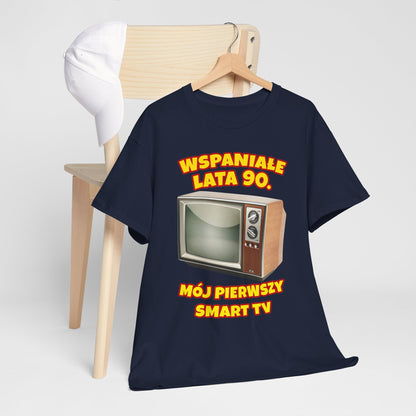 Mój pierwszy „smart TV” - wspaniałe lata 90. - koszulka retro