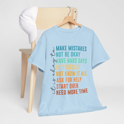 It's Okay To... koszulka ze wsparciem