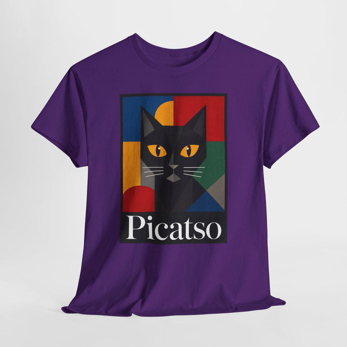 Picatso - koszulka z kotem w artystycznym stylu