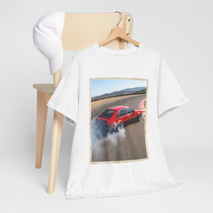 Polonez Drift - czerwony klasyk w dymie