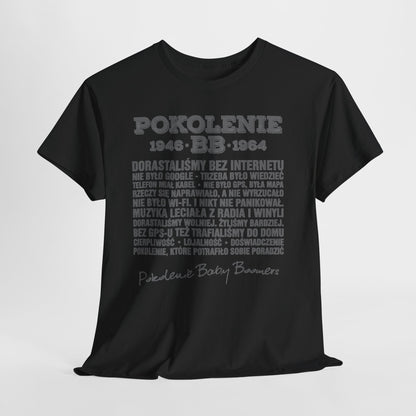 Pokolenie 1946-1964 - koszulka Baby Boomers z charakterem