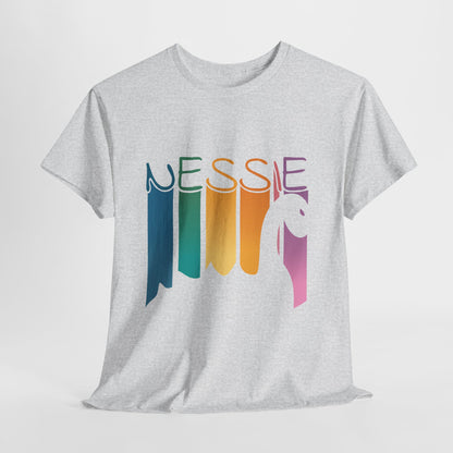 Nessie – kolorowy napis i legenda Loch Ness