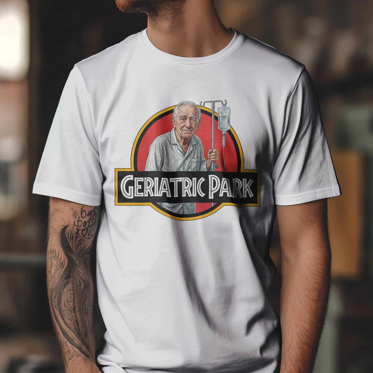 "Geriatric Park" – park geriatryczny parodia