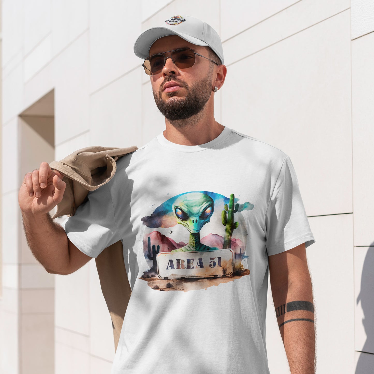 Area 51 - Strefa 51, Roswell – akwarelowy vibe