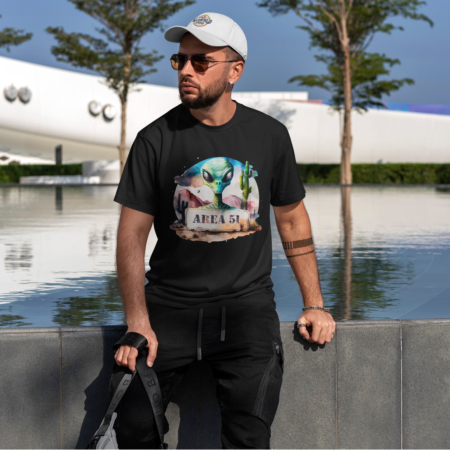 Area 51 - Strefa 51, Roswell – akwarelowy vibe