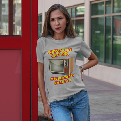 Mój pierwszy „smart TV” - wspaniałe lata 90. - koszulka retro