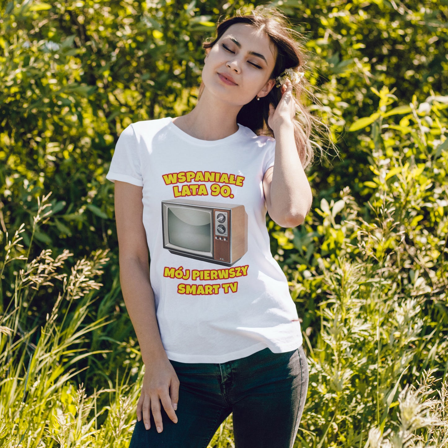 Mój pierwszy „smart TV” - wspaniałe lata 90. - koszulka retro