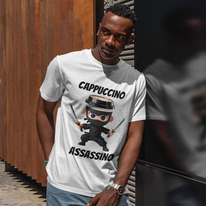Cappuccino Assassino - koszulka z włoskim vibem - Italiano Brain Rot