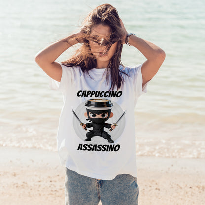Cappuccino Assassino - koszulka z włoskim vibem - Italiano Brain Rot