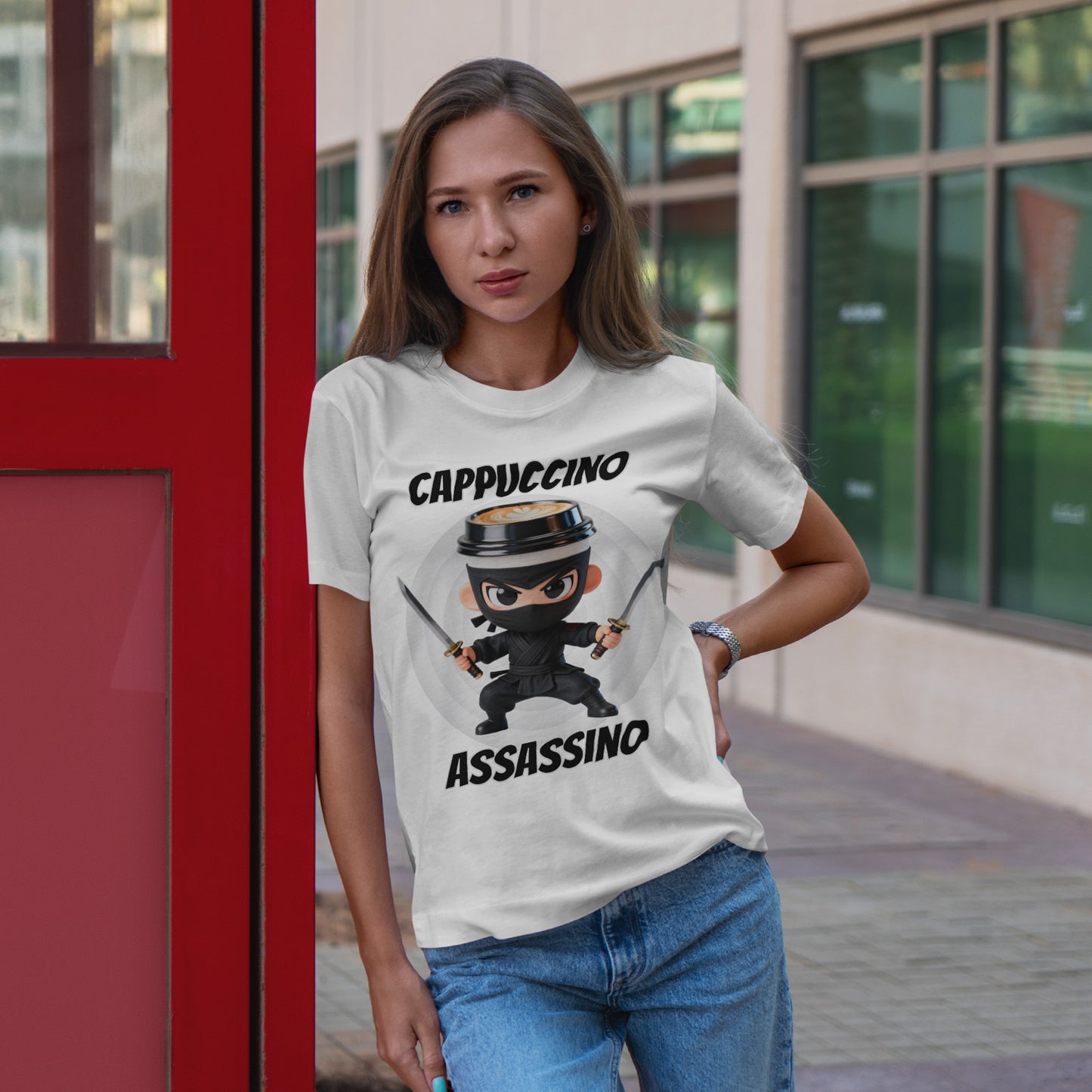 Cappuccino Assassino - koszulka z włoskim vibem - Italiano Brain Rot