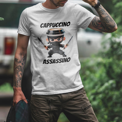 Cappuccino Assassino - koszulka z włoskim vibem - Italiano Brain Rot