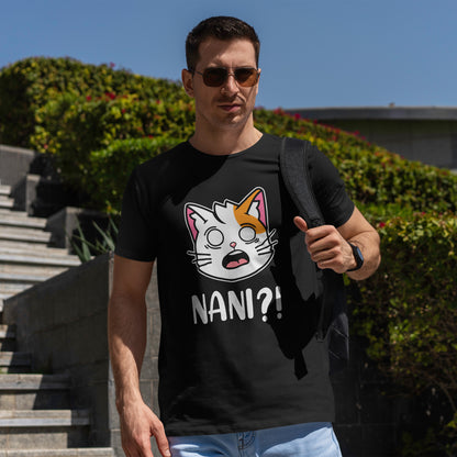 Koszulka NANI?! - zaskoczony kot anime NANI?!