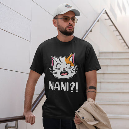 Koszulka NANI?! - zaskoczony kot anime NANI?!