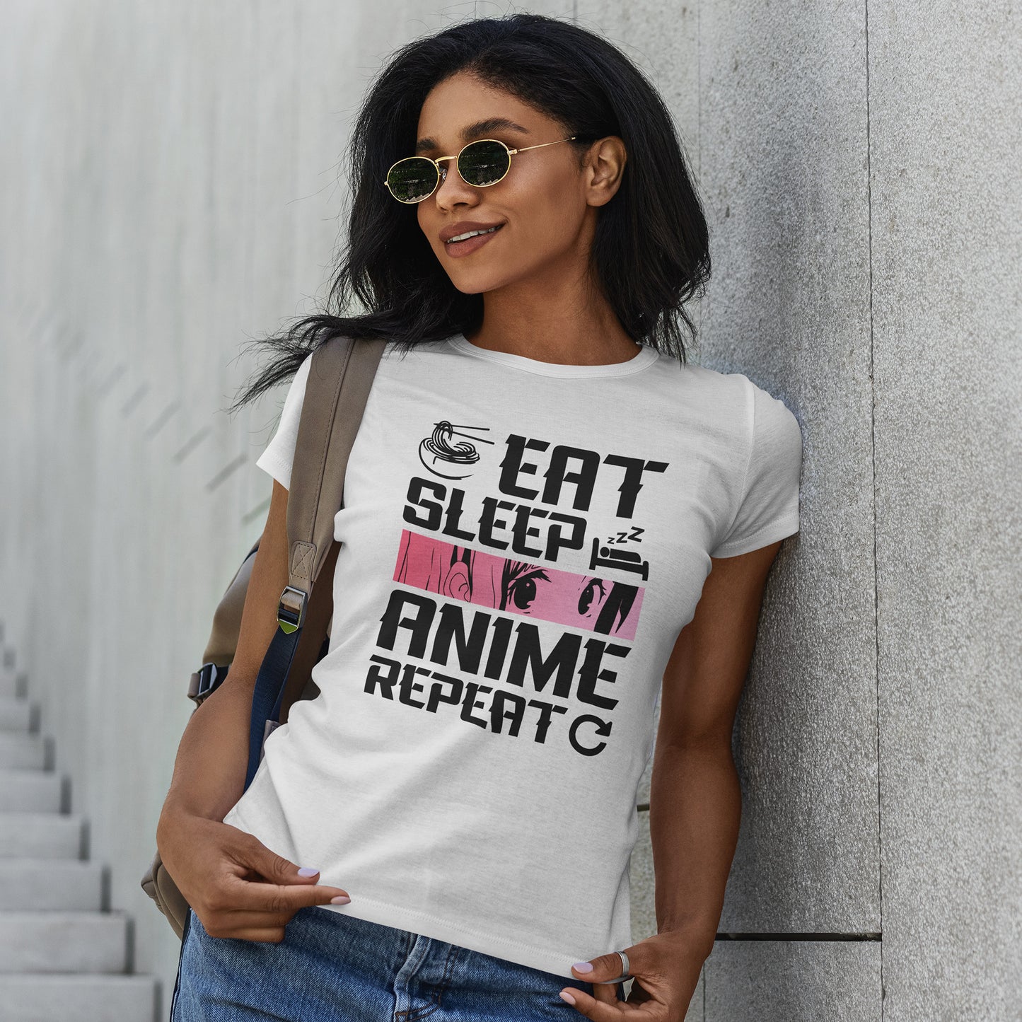 Eat Sleep Anime Repeat - idealny dzień - ramen i anime vibe