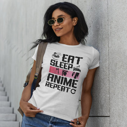 Eat Sleep Anime Repeat - idealny dzień - ramen i anime vibe