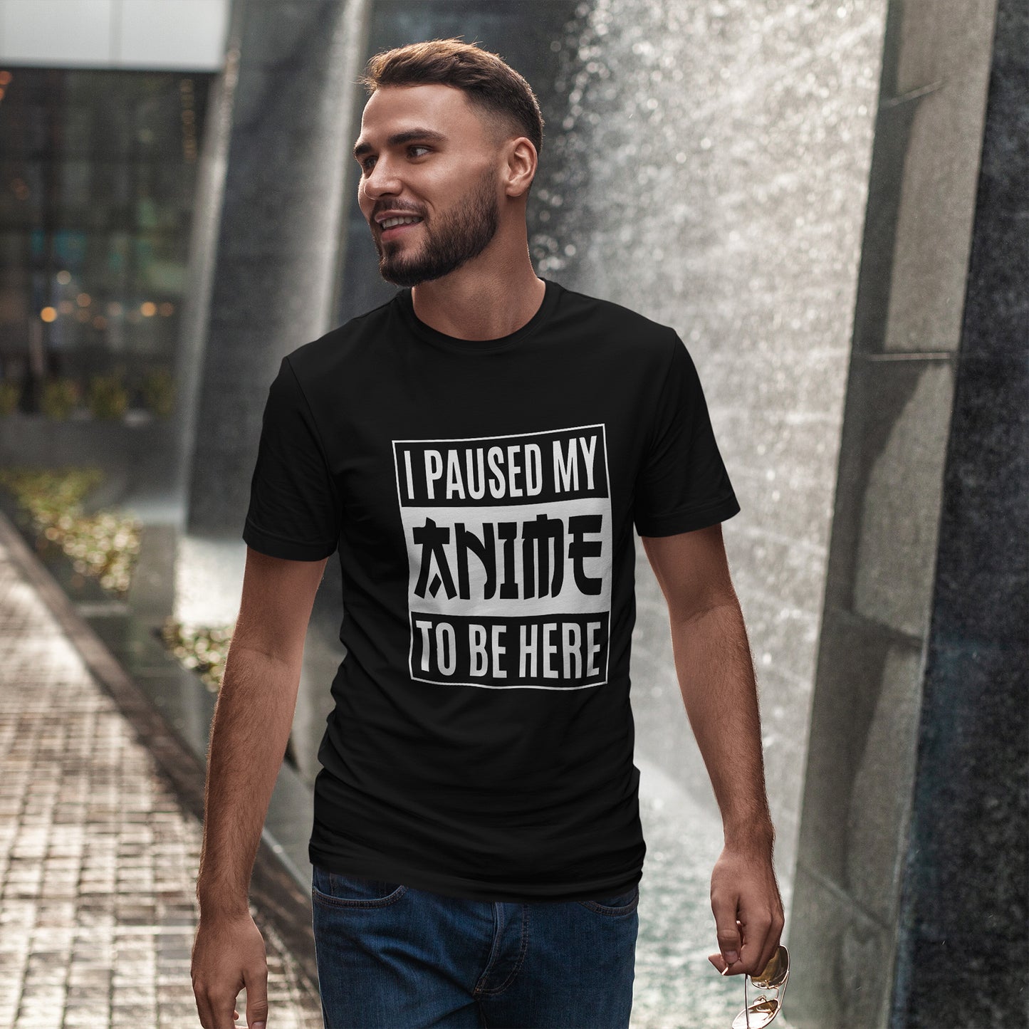 I Paused My Anime To Be Here - idealna koszulka na konwent
