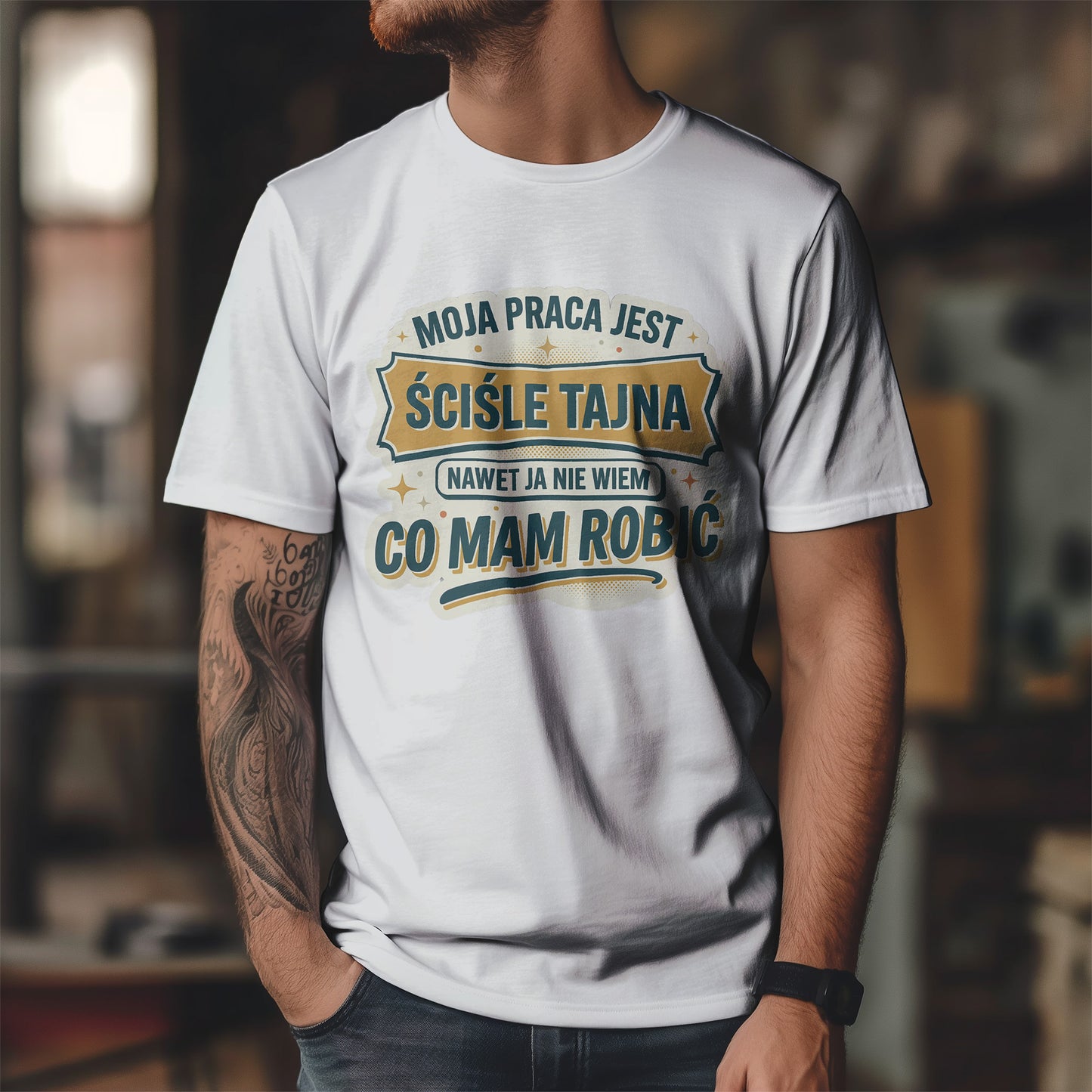 Moja praca jest ściśle tajna, nawet ja nie wiem co mam robić