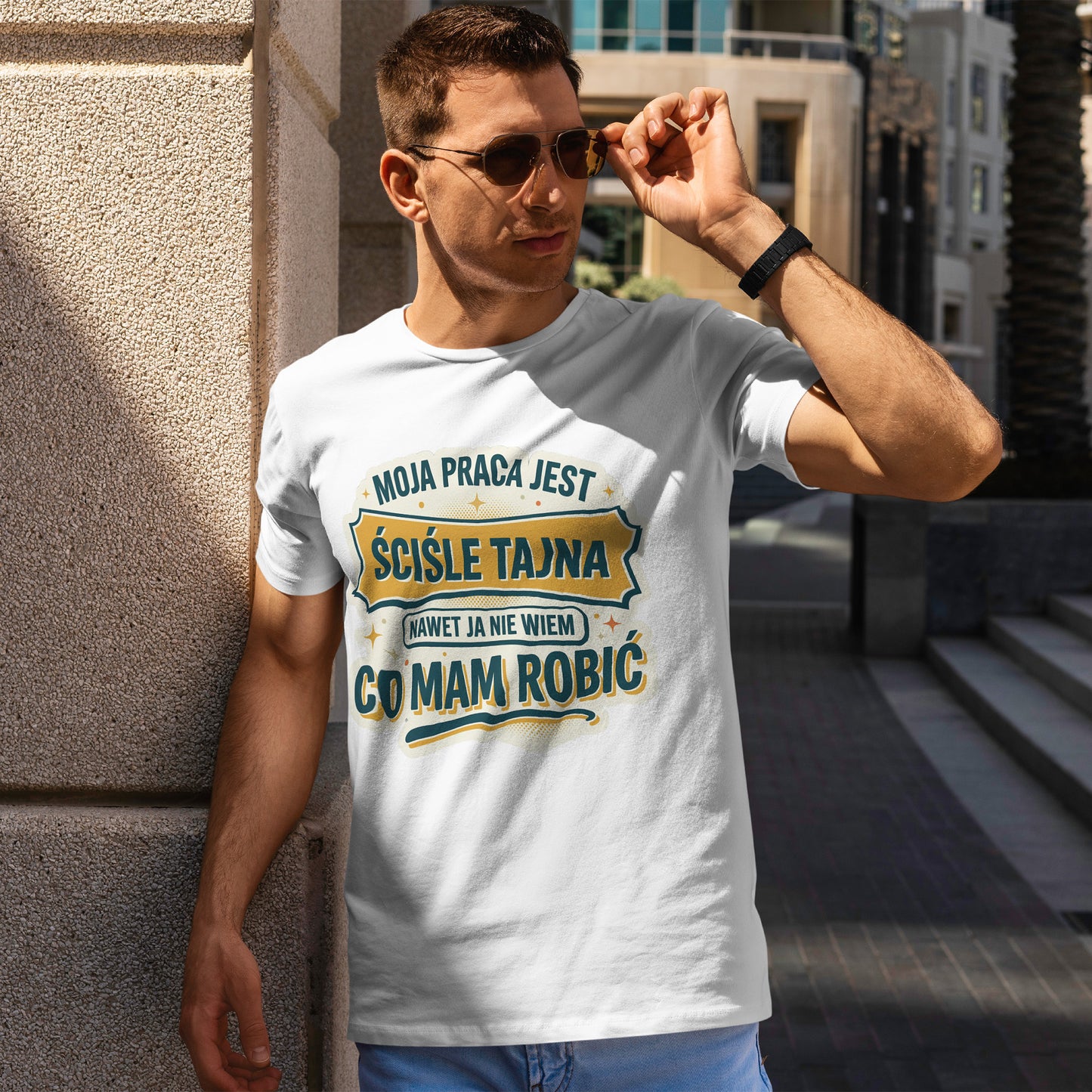 Moja praca jest ściśle tajna, nawet ja nie wiem co mam robić
