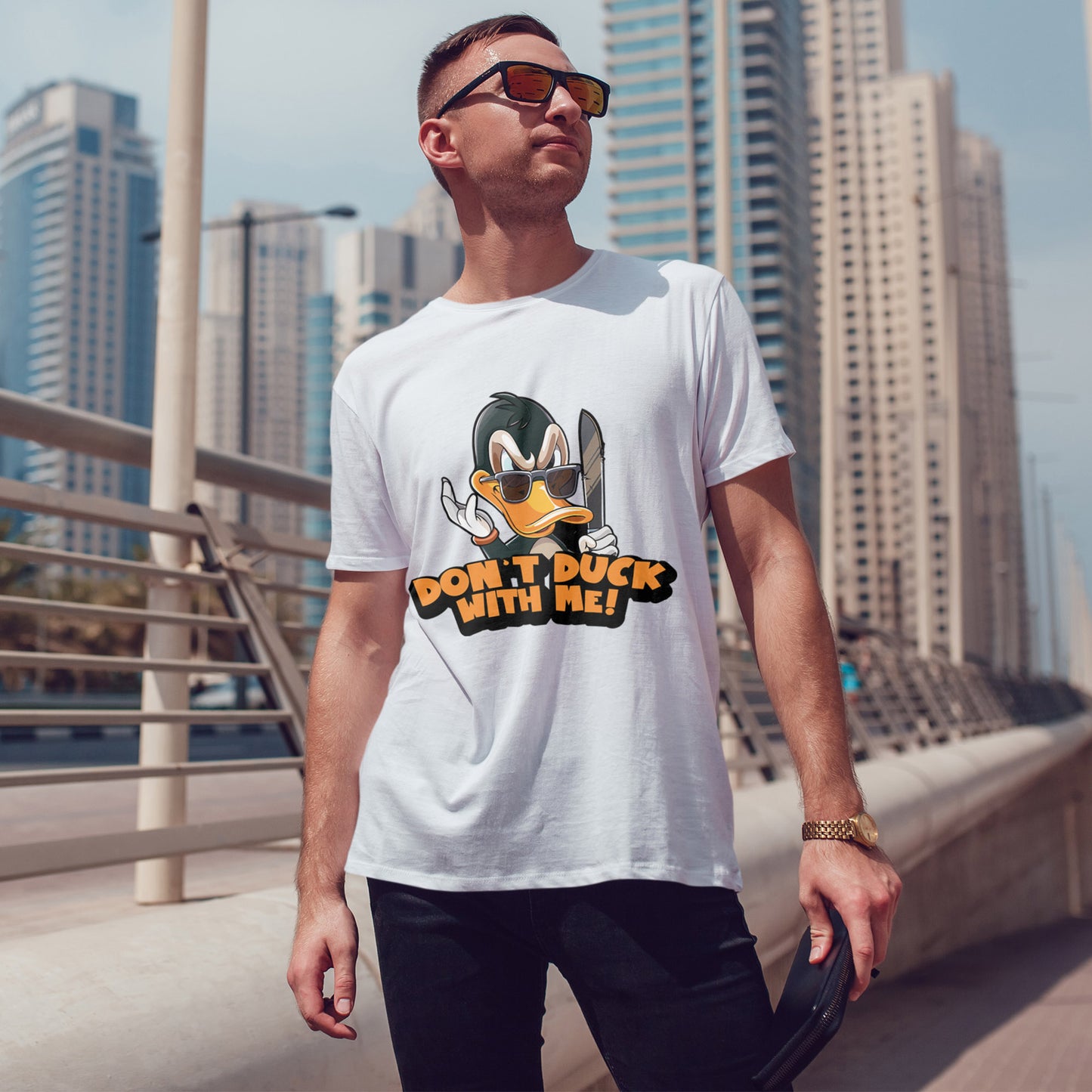 Don’t Duck With Me - koszulka z kaczką