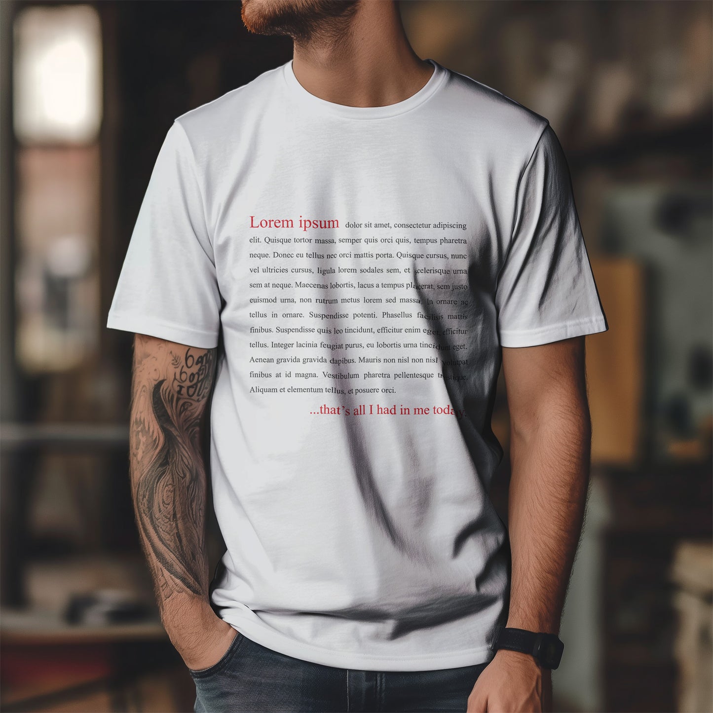 Lorem Ipsum... that's all I had in me today